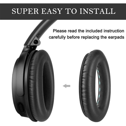 Bose QuietComfort 35 kõrvaklappide vahetuskõrvapadjad - ühildub QC35 ii, QC25, QC15 Ae2 Ae2i kõrvaklappidega, mugavad ja vastupidavad (sinised)