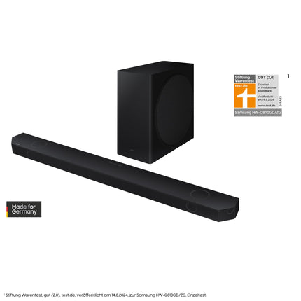 Samsung HW-Q810GD 5.1.2-kanaliga Q-Soundbar teleritele, Bluetooth-kõlar juhtmevaba Dolby Atmos / DTS:X helisüsteemiga, Q-Symphony, SpaceFit Sound Pro [2024]