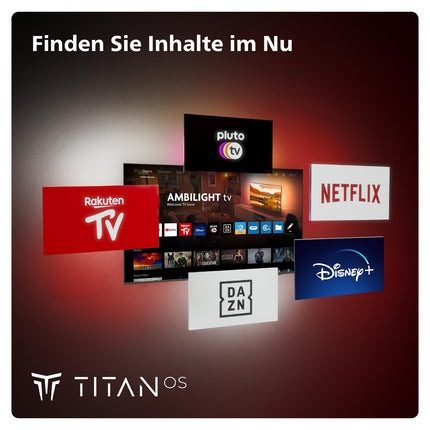 Philips Ambilight 77OLED759 4K OLED nutiteler - 77-tolline ekraan P5 AI Perfect Picture Ultra HD, Titan OS, Dolby Vision ja Dolby Atmos heliga - töötab Alexa ja Google Assistantiga
