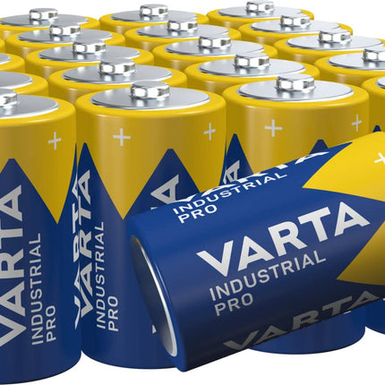 VARTA patareid D Mono, 20 tk, Industrial Pro, leelispatarei, 1.5V, lahtiselt pakitud, valmistatud Saksamaal