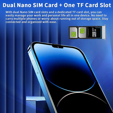 JtQtJ i15Pro Max (2024 New) Smartphones, Android 9.0 OS with 6.3" HD Display, Dual SIM, Dual Cameras, 16GB ROM (Expandable to 128GB), WiFi, GPS, Bluetooth, Face ID Cheap Mobile Phones (i15Pro Max-Purple)