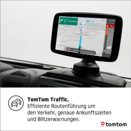 Tomtom Camping Navi GO Camper Max (7-tolline HD-ekraan, huvipunktid matkaautodele ja haagissuvilatele, uuendused WiFi kaudu, liiklusummikute vältimine tänu Tomtom Trafficule, maailmakaardi uuendused)