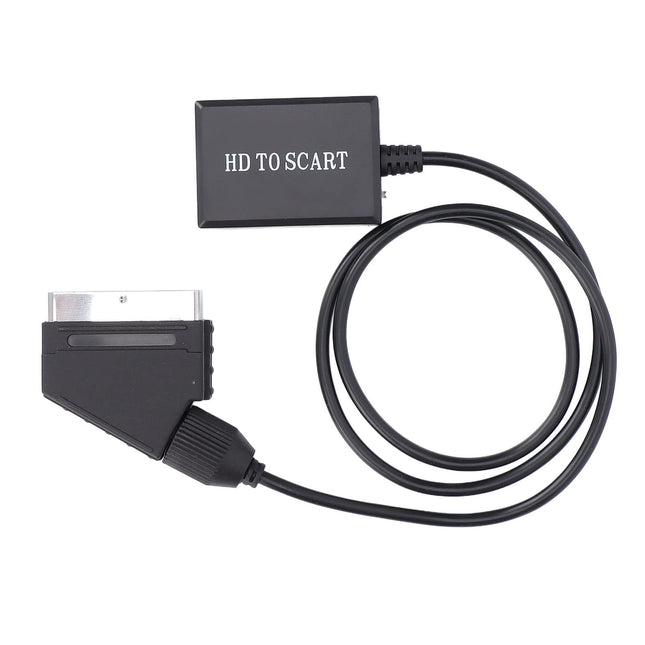 Annadue SCART-HDMI muundur, audio-video muundur, skaleeriv videoadapter, toetab NTSC ja PAL väljundit, HD-videoadapter, HDMI 1.3 ja tagasiühilduv
