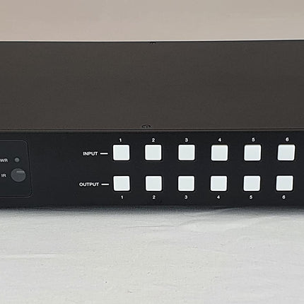 FOURKAY 8x8 4K HDMI maatrikslüliti koos allaskaleerimise, ARC, HDR10+, HLG, Dolby Vision, Atmos funktsiooniga. 4K@60Hz tugi SkyQ UHD jaoks.