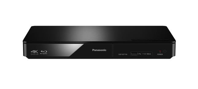 Panasonic DMP-BDT184EG 3D Blu-ray mängija (4K ülesskaleerimine, DLNA, VoD, HDMI juhtimine, USB, MKV taasesitus) must