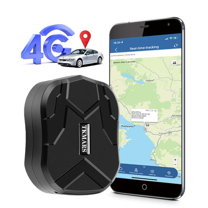 TKMARS Tracker Car GPS 4G, tugev magnetiline veekindel tasuta rakenduse/veebiühenduseta, ilma tellimuseta, kadumisvastane reaalajas jälgimisseade autole, sõidukile, veoautole ja autopargile TK905B