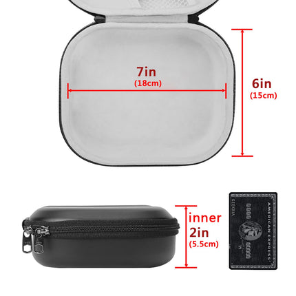 Geekria Headphone Case, Compatible with Skullcandy Crusher ANC, Crusher Evo, Hesh ANC, Hesh Evo Headphones, Replacement Protective Hard Shell Travel Carrying Case