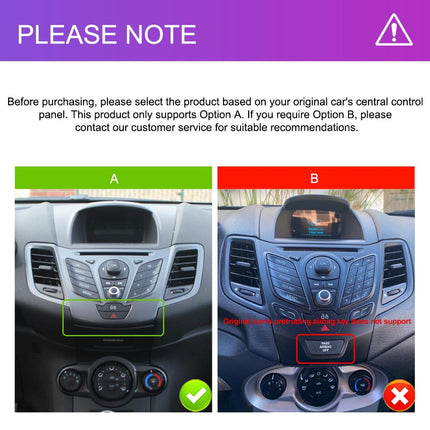 6G+128G 8-tuumaline traadita Carplay Android autoraadio Ford Fiesta MK7 2009-2016 9,7-tollise puutetundliku ekraaniga autoraadio Android Auto GPS navigatsiooniga WiFi Mirror Link Bluetooth FM/RDS/DSP EQ/USB/SWC tahavaatekaamera