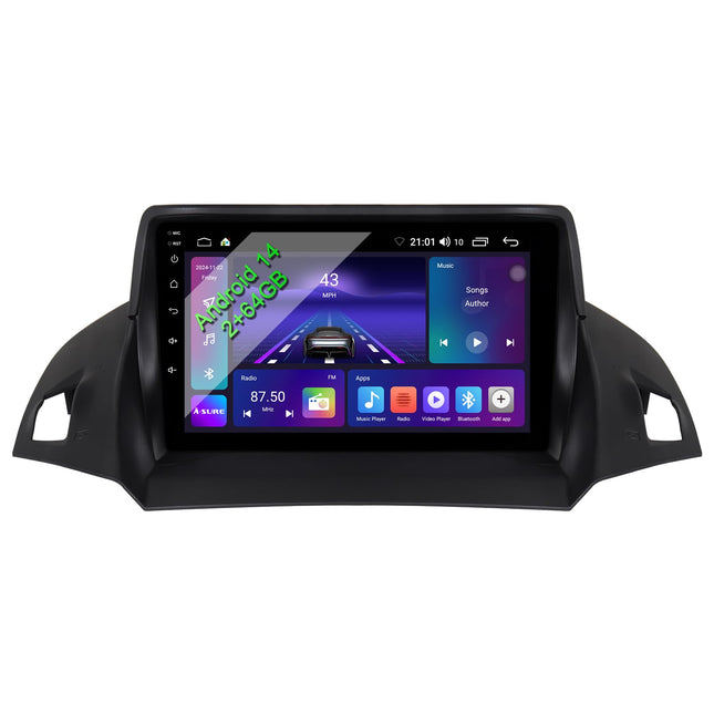 Android 14 autoraadio Ford Kuga Escape C-Max 2012-2019 – 9-tolline puutetundlik ekraan CarPlay/Android Auto, GPS-navigatsiooni, Bluetoothi, DAB+, WiFi, USB ja jagatud ekraaniga – auto multimeediasüsteem