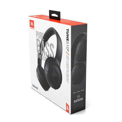 JBL Tune 510 BT – Bluetooth-kõrvaklapid – mustad – kokkupandavad kõrvaklapid käed-vabad funktsiooniga – ühildub häälassistentidega – pikk aku tööiga kuni 40 tundi