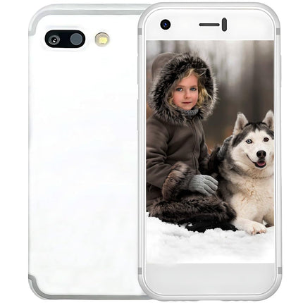 Hipipooo väike 3G lukustamata mininutitelefon, Android 9.0, kahe SIM-kaardiga, 0,3 MP + 5,0 MP kaamera, neljatuumaline protsessor, 2 GB RAM + 16 GB ROM, lastetelefon