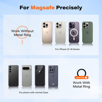 APPS2Car autotelefonihoidik Mag-Safe autotelefonihoidik automagnetiga iminapaga esiklaasile universaalne magnetiline iPhone'i autokinnitus, mis ühildub iPhone 15 14 13 12-ga
