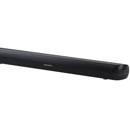 SHARP HTSB107 2.0 heliriba 90W (USB, Bluetooth, HDMI, optiline, AUX-sisend (3,5 mm), laius: 65 cm), must