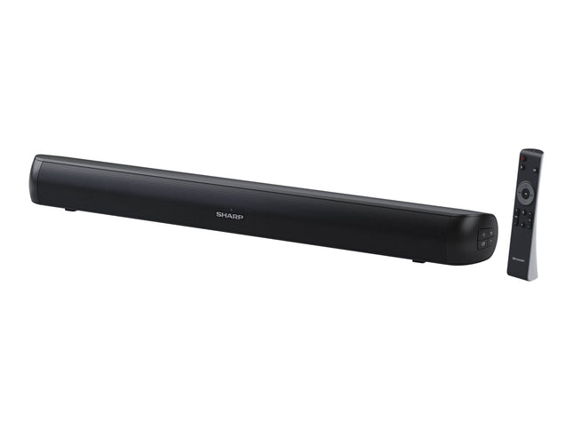 SHARP HTSB107 2.0 heliriba 90W (USB, Bluetooth, HDMI, optiline, AUX-sisend (3,5 mm), laius: 65 cm), must