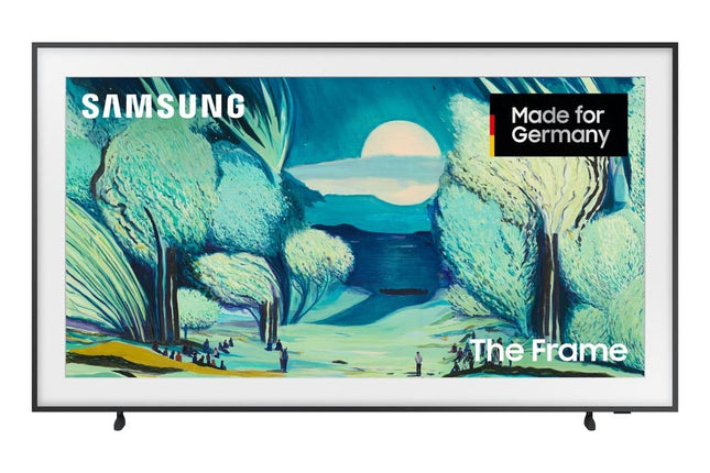 SAMSUNG The Frame LS03F 4K QLED 55-tolline (138 cm) UHD-teler, moodne raamidisain, NQ4 AI Gen2 protsessor, kunstirežiim, kunstipärane pildikvaliteet, One Connect kaabel, Samsung Vision AI nutiteler (2025)