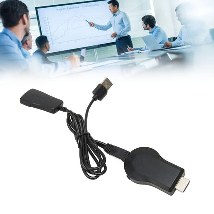 1080P juhtmevaba HDMI-ekraaniadapter, WiFi mobiilse ekraani peegeldamise vastuvõtja, toetab Airplayd/Miracasti/DLNA-d, voogesitab videot/heli telerisse, Androidile