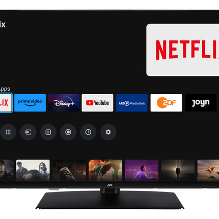 JVC 43-tolline TiVo-toega nutiteler (Full HD, HDR, kolmekordne tuuner, 6 kuud HD+ garantiid kaasas) LT-43VF5355