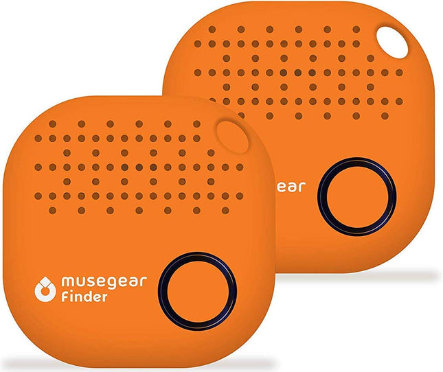 MuseGeari võtmeleidja koos Bluetooth-rakendusega Saksamaalt | Maksimaalne andmekaitse | Oranž 2-pakendis | iOS-i ja Androidi jaoks | Võtmete leidmine