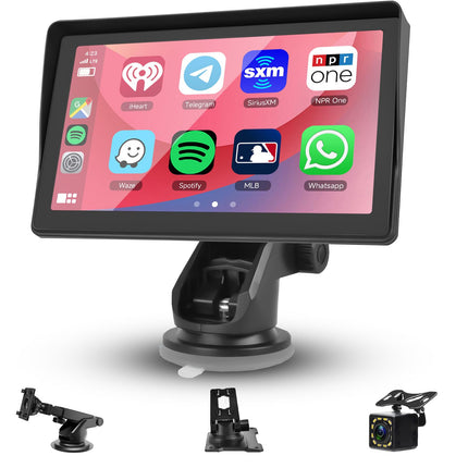 Hodozzy ekraaniga juhtmevaba Carplay ja Android Auto, 7-tolline HD puutetundliku ekraaniga kaasaskantav autoraadio ja digitaalmeedia vastuvõtja, Bluetooth-vabakäesüsteem, peegli link, USB/SD, helisüsteem