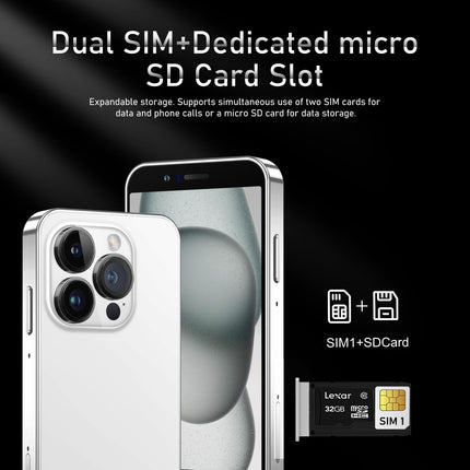 CatCalls Mini Smartphone Unlocked 4G Mobile Phone, 3.0 inch, 32GB Expandable up to 128GB, Dual SIM Dual Camera, Android 10.0, Support WiFi Bluetooth Backup Phone (XS15-Gold)