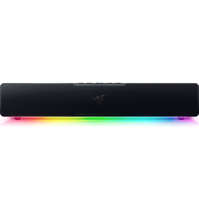 Razer Leviathan V2 X - PC Gaming Soundbar (täieliku ulatusega draiveritega, kompaktse disainiga, USB Type-C toite ja heliga, Bluetooth 5.0, Chroma RGB) must