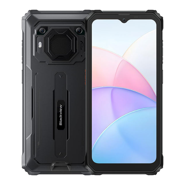 Blackview BV6200 - Outdoor Mobile Phone - Smartphone with 6.5'' Display - 64 GB ROM, 4 GB RAM - Android 13 - Powerful 13,000 mAh Battery - 13 MP Camera - Black