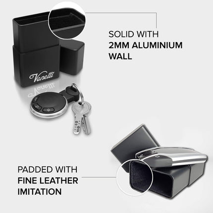 VONETTI Grande - Keyless Go Protection, Keyless Go Protection Car Key Box, RFID Blocker Car Key, Keyless Go Box, Keyless Go Protection Car Key