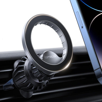 Lamicall Car Phone Holder for MagSafe Car Mount - [20x N52 Magnet] Universal Magnetic Car Phone Holder, Ventilation Car Phone Holder for iPhone 16 15 14 13 12 Pro Max Magsafe Case Smartphone