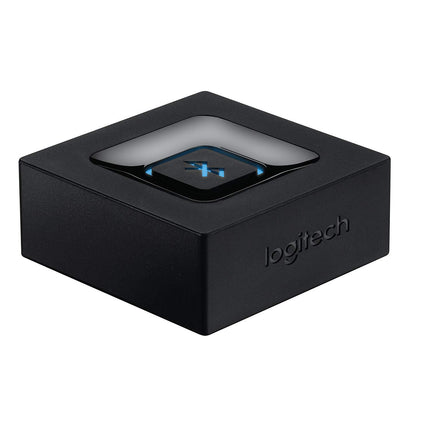 Logitechi juhtmevaba Bluetooth-audiovastuvõtja, mitmepunktiline Bluetooth, 3,5 mm ja RCA sisend, sidumisnupp, 15 m ulatus, EL-i pistik, arvuti/Mac/tahvelarvuti/mobiiltelefon/AV-vastuvõtja/stereosüsteem - must