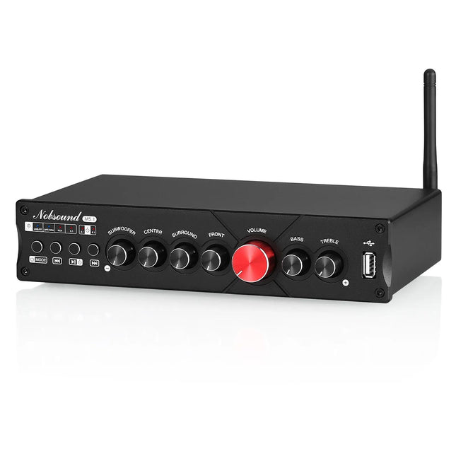 Nobsound HiFi 5.1 Channel Bluetooth Amplifier Stereo Home Theater Power Amp Subwoofer Amplifier Audio Amplifier