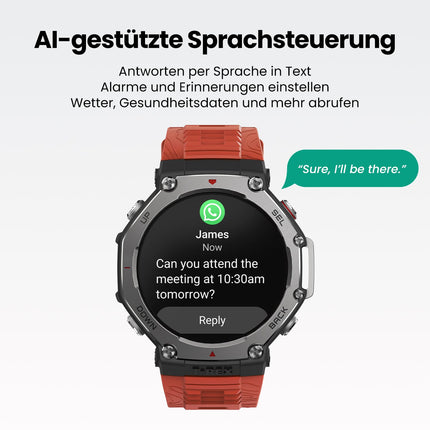Amazfit T-Rex 3 nutikell õues kasutamiseks, 48 ​​mm AMOLED-ekraan, võrguühenduseta kaardid ja navigatsioon, 6 satelliidisüsteemi kahe sagedusribaga GPS, 27-päevane aku tööiga, NFC-makse, 170+ spordirežiimi, 45 m vabalt sukeldumine seiklusteks