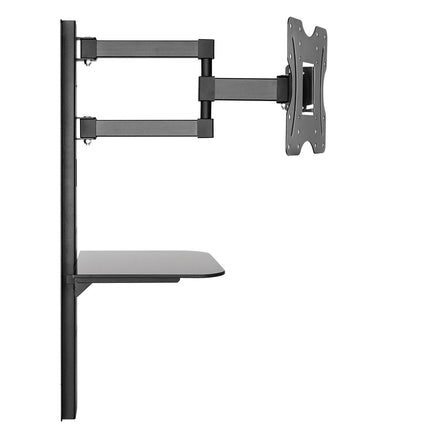 Maclean MC-771 seinakinnitus riiuliga 23"-42" 200x200 VESA LCD LED plasmateleri kinnitus