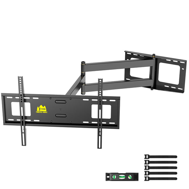 FORGING Mount teleri seinakinnitus 1090 mm pika varrega 32–80-tollistele LCD/LED/OLED lameekraanidele kuni 45 kg, kallutatav, pööratav, pööratav, teleri kronstein, max VESA 600 x 400 mm