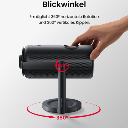 NEBULA Capsule Gimbal Stand, 0-360 kraadi vertikaalne ja horisontaalne reguleeritav vaatenurk, 3 sekundit lihtne paigaldus, Capsule seeriale