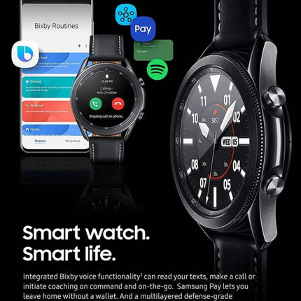 Samsung R840 Galaxy Watch 3 45mm BT SM-R840, müstiline must