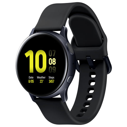Samsung Galaxy Watch Active2, aluminum fitness tracker, large display, long-lasting battery, water-resistant, 40 mm, Bluetooth, black