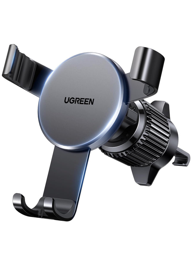 UGREEN autotelefoni hoidik [Upgrade Bomproof Air Vent Hook] nutitelefoni hoidik õhuavade jaoks, ühildub iPhone 16 15 14 13 Pro Max, Galaxy S23 S22 S21, Mate 60 Pro jne-ga (must)