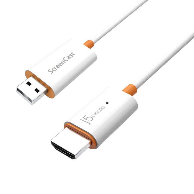 j5create ScreenCast HDMI juhtmevaba ekraaniadapteri vastuvõtja – peegeldab telefoni, tahvelarvuti, sülearvuti HDTV-ks – ühildub MiraCasti, AirPlay, Androidi, Windows 10 arvuti, iOS-i, iPhone'i ja tahvelarvutiga (JVAW56)