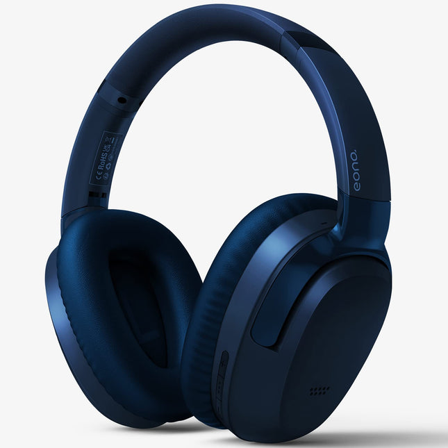 Eono mürasummutavad kõrvaklapid - juhtmevabad kõrvapealsed Bluetooth-kõrvaklapid - ANC Eonoheadphone 1 mitme režiimiga mürasummutusega, AUX, mikrofon, pehmed kõrvapadjad, 40-tunnine aku (sinine)