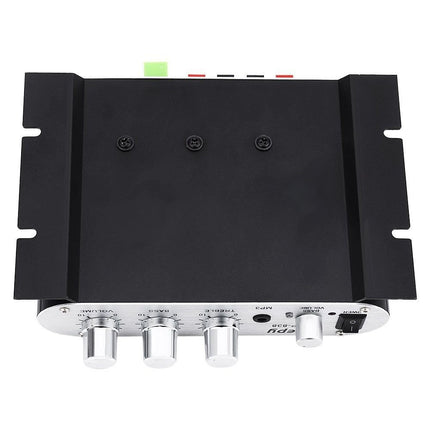 DollaTek LEPY LP-838 autokanali võimendi, stereo subwoofer, heli lisatarvik (must), LED-tuli