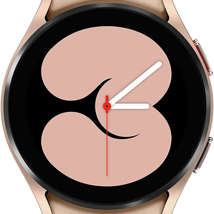 Samsung Galaxy Watch4 BT, Round Bluetooth Smartwatch, Wear OS, Fitness Watch, Fitness Tracker, 40 mm, Pink Gold (EU Version) S/M