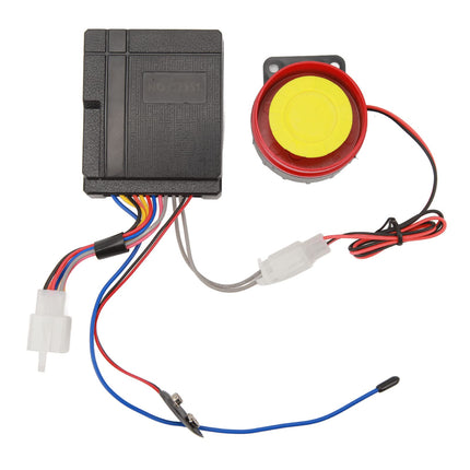 Motorcycle alarm system, 12 V, universal remote control, alarm set for scooter, motorcycle