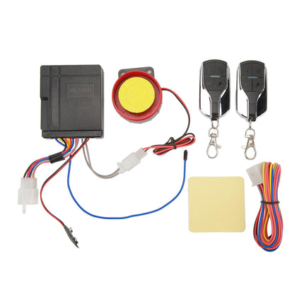Motorcycle alarm system, 12 V, universal remote control, alarm set for scooter, motorcycle