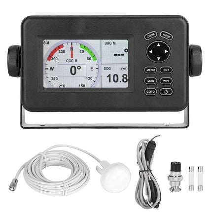 Cuifati HP-528A 4.3-inch Color LCD Marine GPS Navigator Alarm Locator Class B AIS Transponder Combo Kits