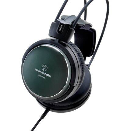 Audio-Technica A990Z suletud Hi-Fi kõrvaklapid, tumerohelised metallikvärvid