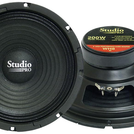 Pyramid WH8 200 Watt High Power Paper Cone 8 Ohm Subwoofer