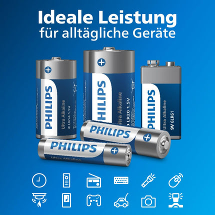 Philips Ultra AA/AAA leelispatareide kombopakk – taskukohane ja mitmekülgne, 96 tükki
