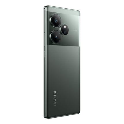 Realme GT6 nutitelefon 5G 12+256 GB, Snapdragon 8s Gen 3 kiibistik, 6000nit üliere ekraan, Sony LYT-808 OIS kaamera, 120W SUPERVOOC laadimine, 5500mAh massiivne aku, habemenuga roheline (adapterit pole)