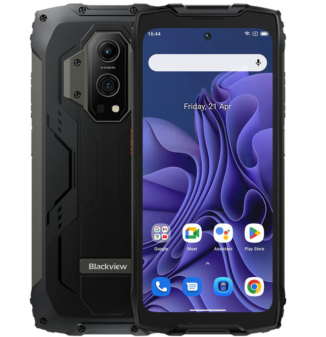 Blackview BV9300 lepinguta õues kasutatav nutitelefon (100LM taskulamp), 15080mAh aku, Helio G99 21GB+256GB, 6,7'' 120Hz 2.3K ekraan, 50MP kaamera, IP68 Android 12 veekindel nutitelefon, GPS NFC must