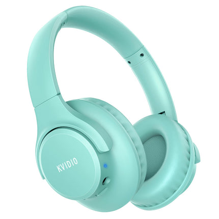 KVIDIO Bluetooth-kõrvaklapid, juhtmevabad kõrvaklapid 65-tunnise mänguajaga, intensiivne bass, juhtmevabad 5.2 Bluetooth-kõrvaklapid kõrva peale, kiire laadimine, pikk aku tööiga telefoni ja arvuti jaoks